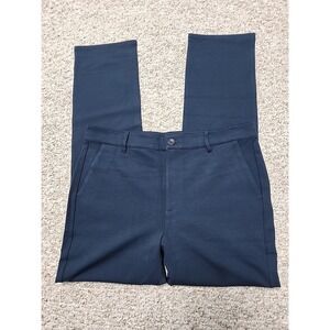 True Classic 38 Men's Slim Comfort Knit Chino Pant Navy 36x34 NWT